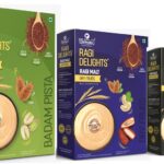 PUSHKARAJ RAGI DELIGHTS Pack Of 3 (BADAM PISTA+FRUIT AND NUTS+DRY FRUIT))
