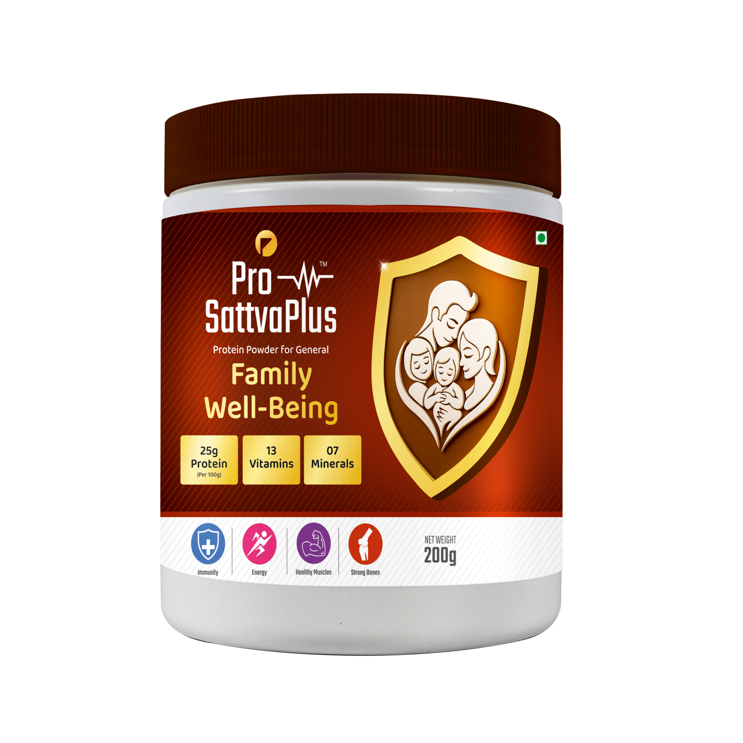 Family Wellbeing 200g Pro SattvaPlus Family Well-being - Image 1