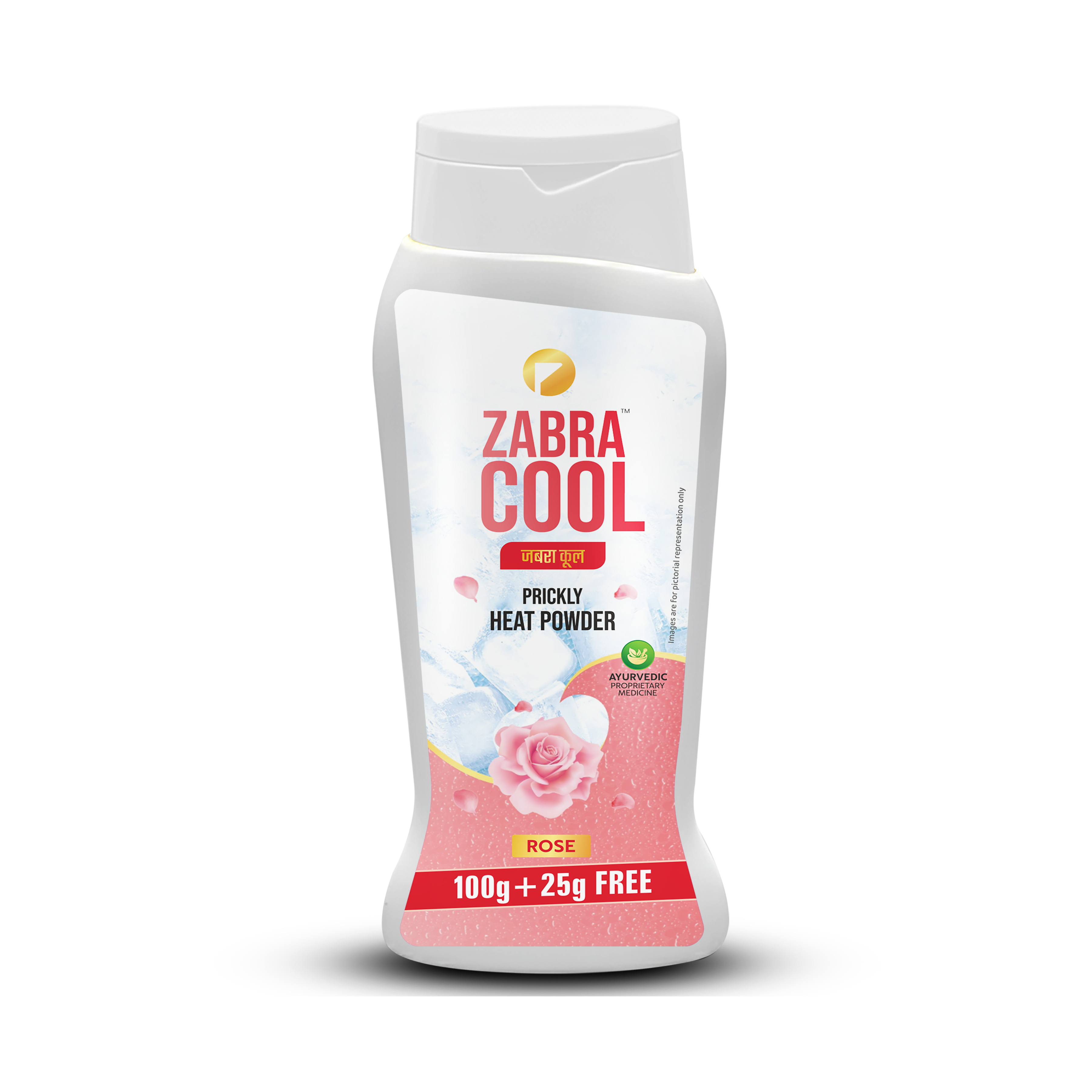 Zebra Cool_Rose_Front Pushkaraj Zabra Cool Powder ( Rose) - Image 1